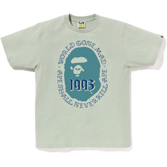 BAPE MENS COTTON APE HEAD 1993 T-SHIRT