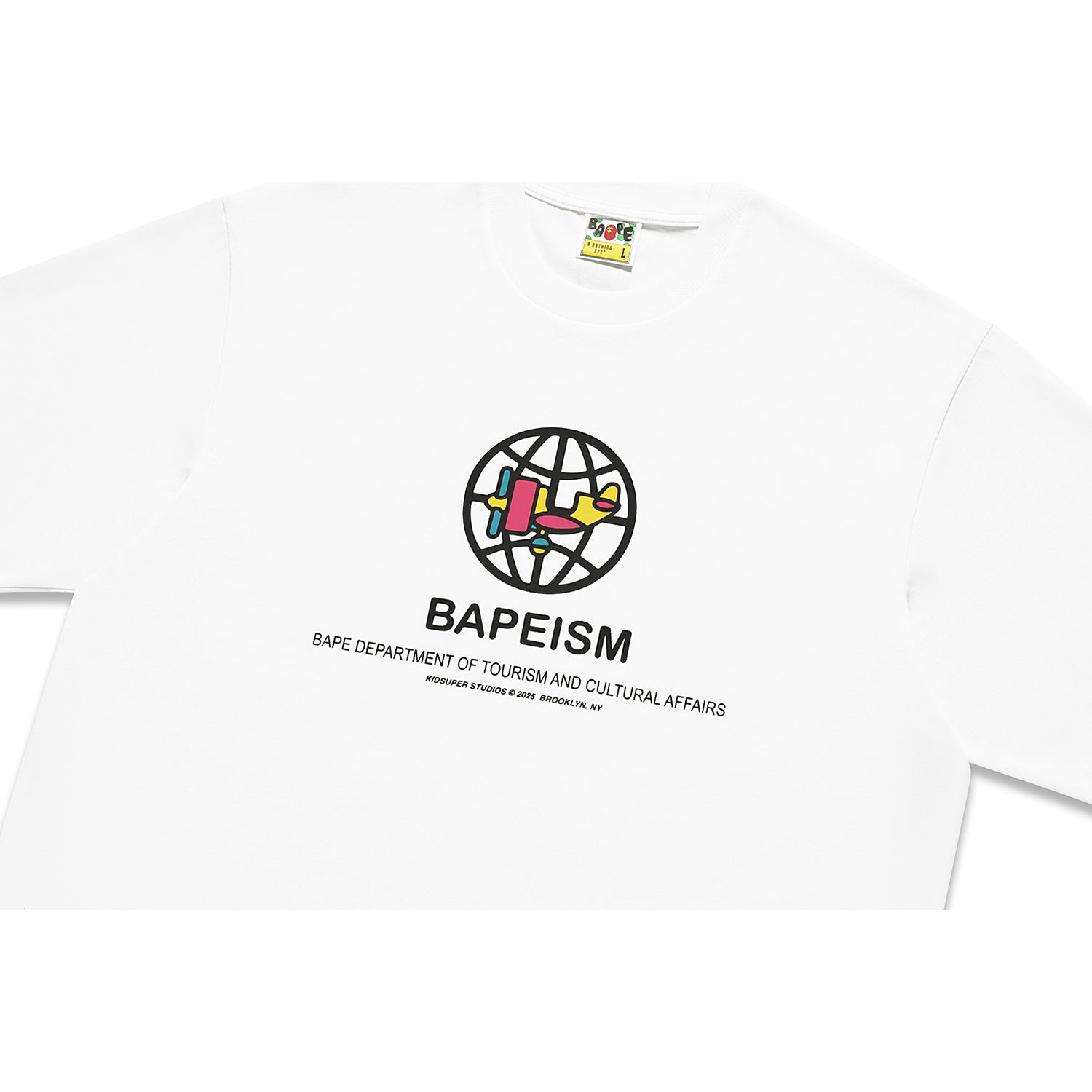 BAPE X KIDSUPER BAPEISM LOGO TEE MENS