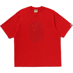BAPE US BLACK FRIDAY METALLIC APE HEAD RELAXED FIT TEE MENS