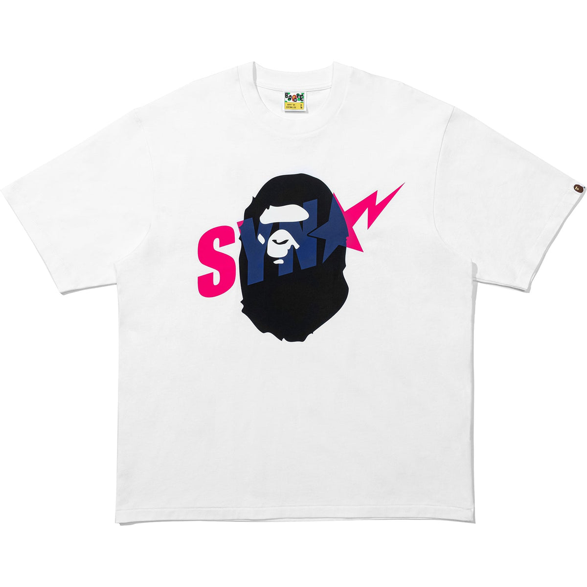 BAPE X SPOTIFY BY CENTRAL CEE APE HEAD RELAXED FIT TEE MENS