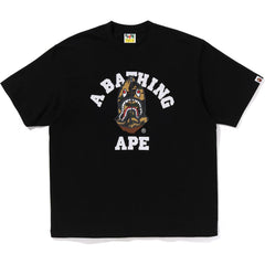 1ST CAMO SHARK SEIJIN COLLEGE RELAXED FIT TEE MENS