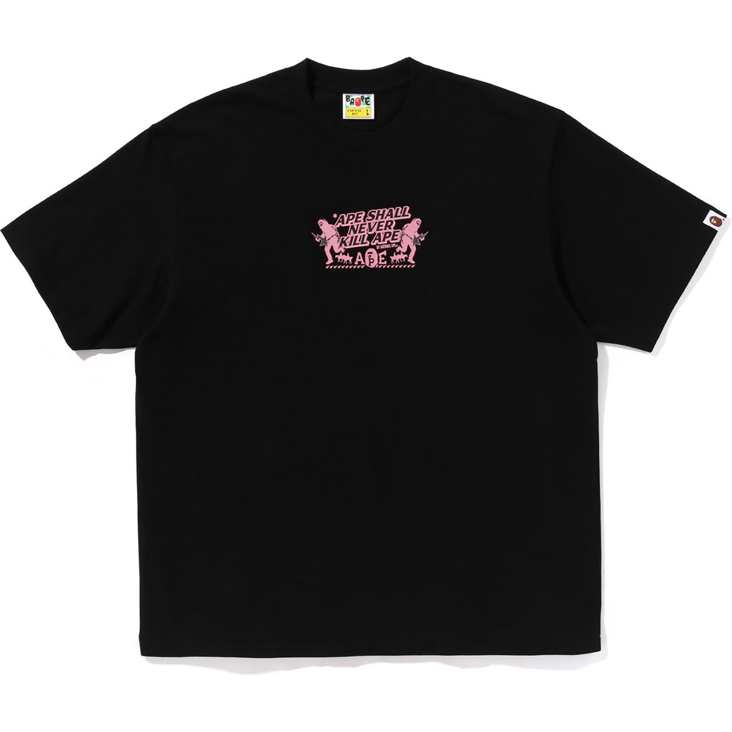 BAPE SLOGAN RELAXED FIT TEE MENS