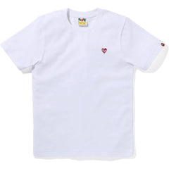 BAPE HEART ONE POINT TEE LADIES