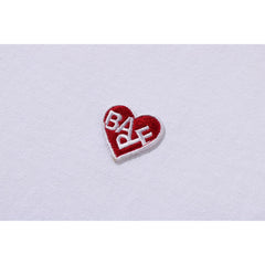 BAPE HEART ONE POINT TEE LADIES