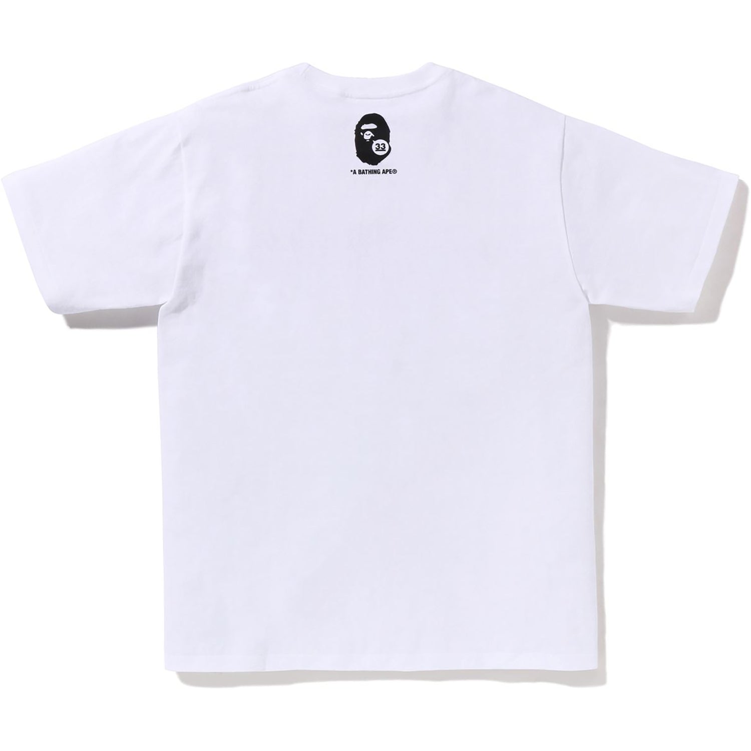 A BATHING APE 33RD ANNIV. APE HEAD TEE MENS
