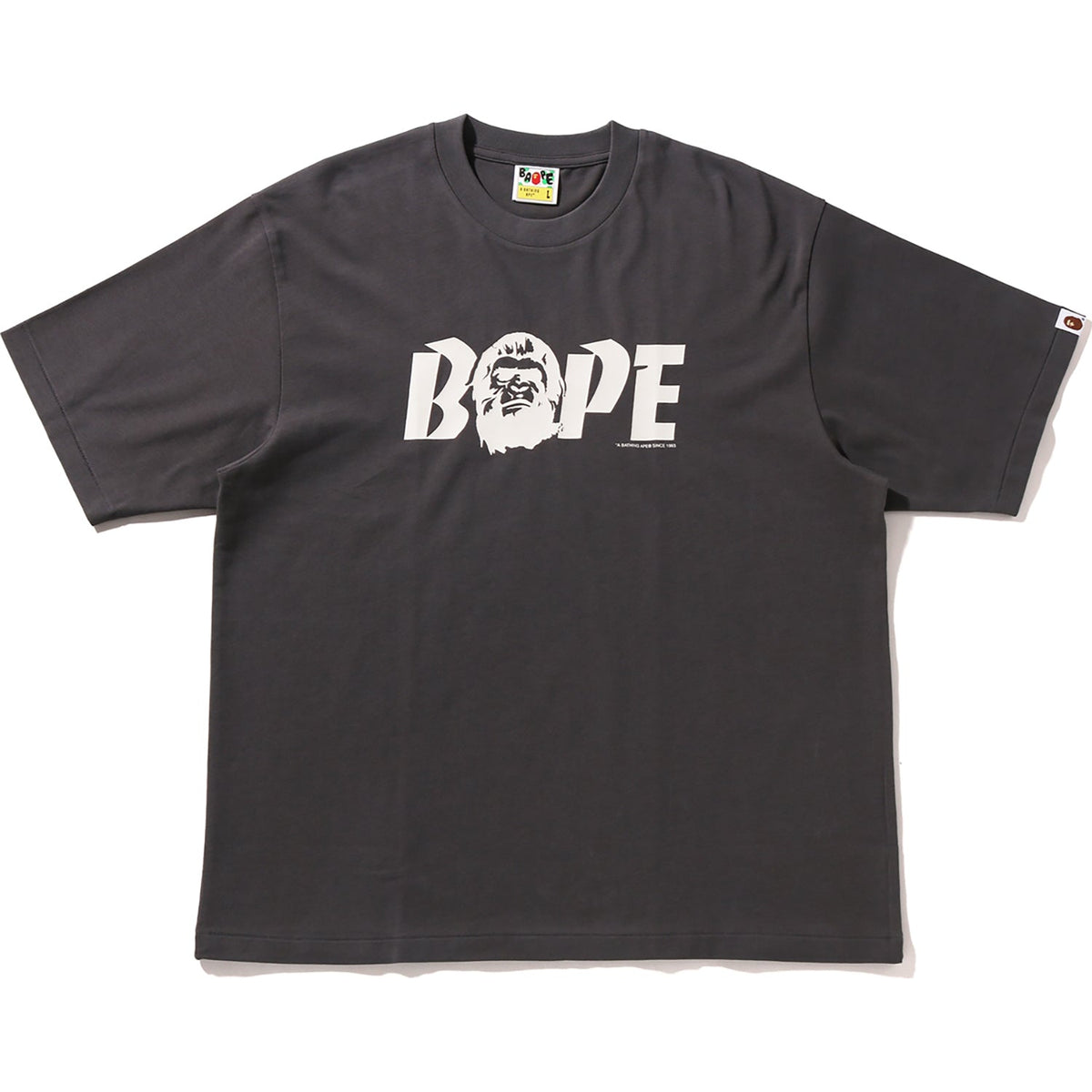 BAPE LOGO RELAXED FIT TEE MENS