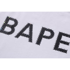 CRYSTAL STONE BAPE LOGO TEE LADIES