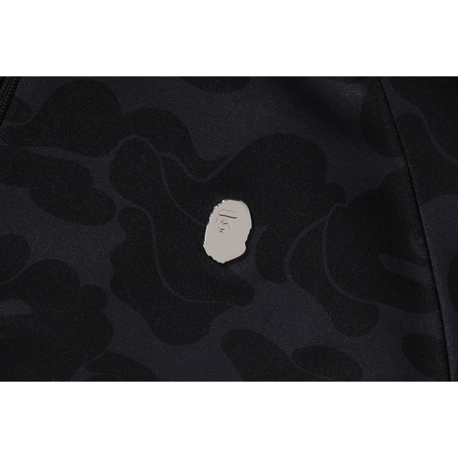 BAPE MENS SOLID CAMO RELAXED FIT SHARK FULL ZIP HOODIE JACKET