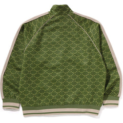 COLLEGE MONOGRAM LOGO RELAXED FIT TRACK JACKET MENS