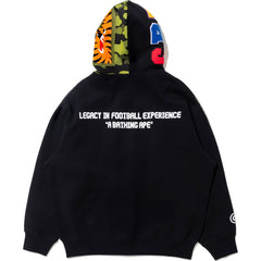 BAPE X CR7 LIFE LOGO RELAXED FIT SHARK FULL ZIP HOODIE #2 MENS