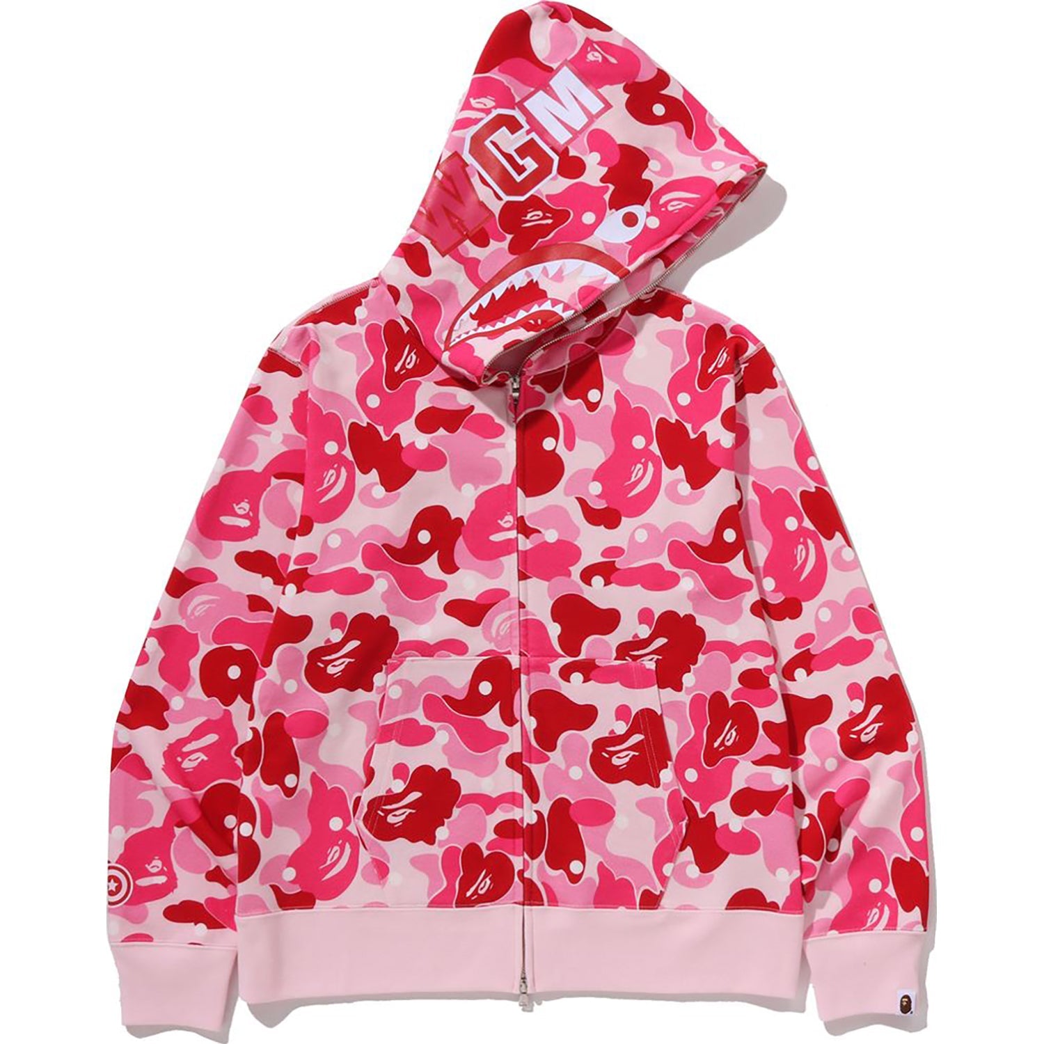 ABC DOT SHARK FULL ZIP HOODIE MENS