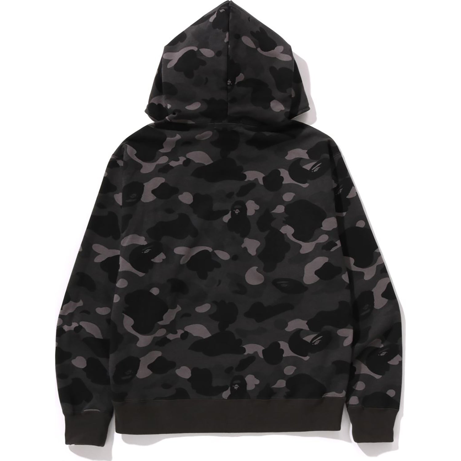 ONE POINT COLOR CAMO CROPPED FULL ZIP HOODIE MENS