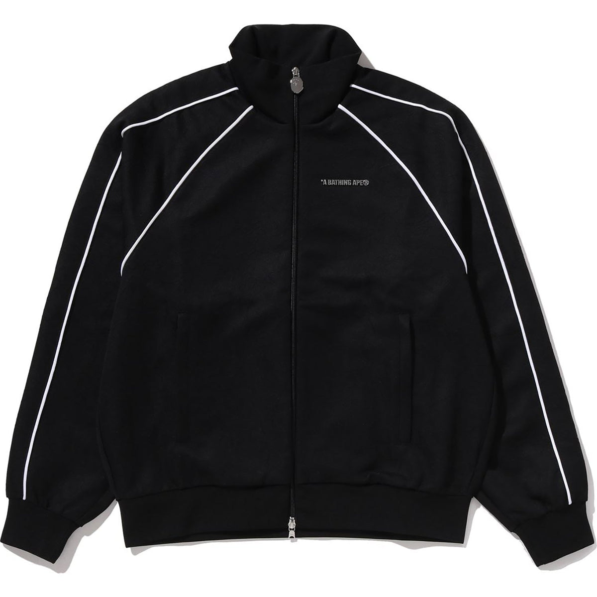 LINE CAMO JACQUARD METAL LOGO RELAXED FIT TRACK JACKET MENS