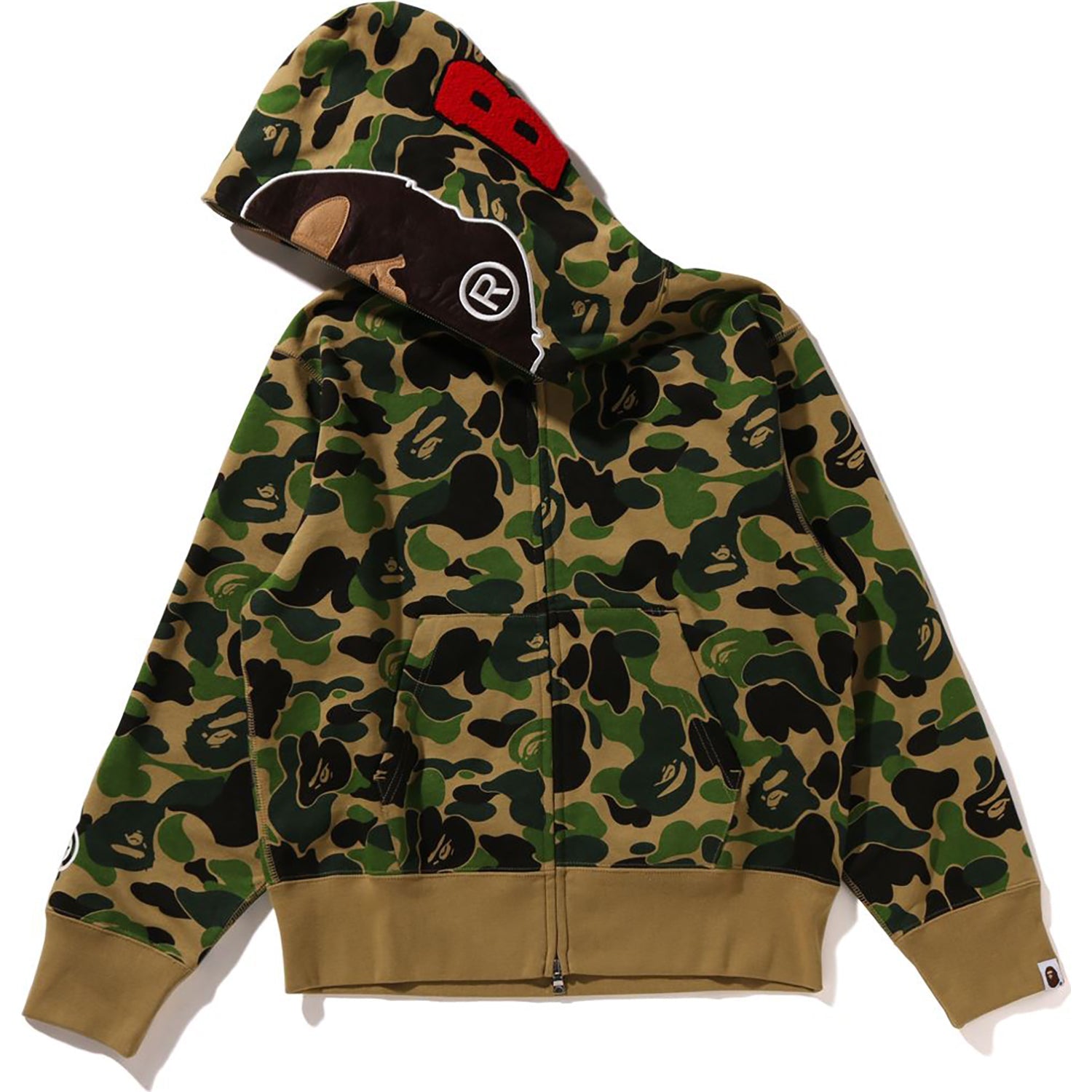 ABC CAMO 2ND APE FULL ZIP HOODIE LADIES