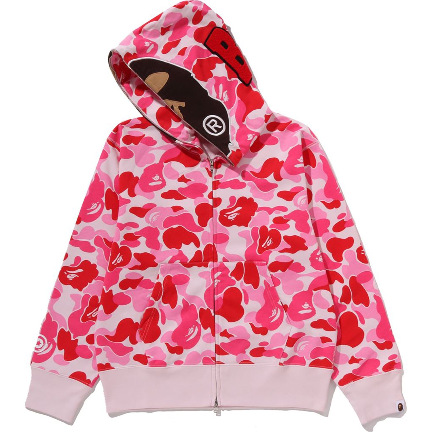 ABC CAMO 2ND APE FULL ZIP HOODIE LADIES