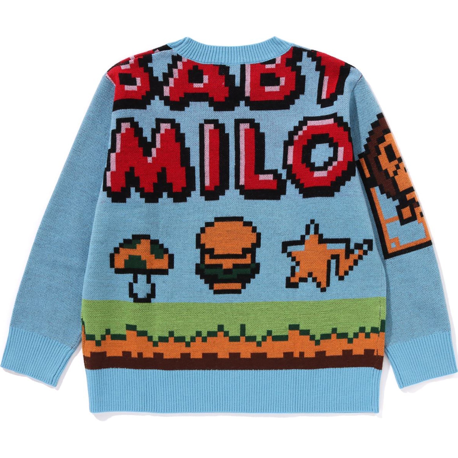 MILO GAME MOTIF WOOL MIX SWEATER KIDS