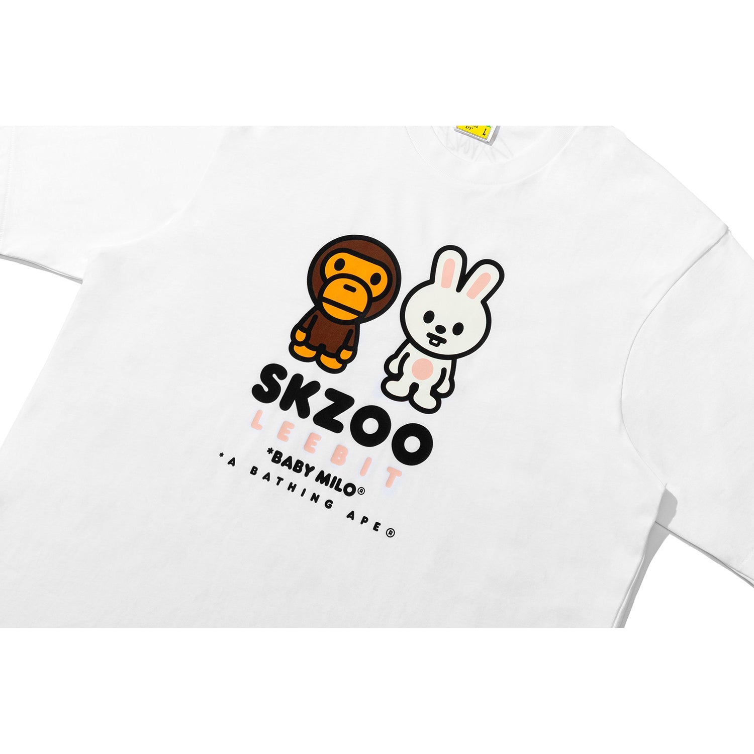 BAPE X STRAY KIDS LEEBIT BABY MILO TEE MENS