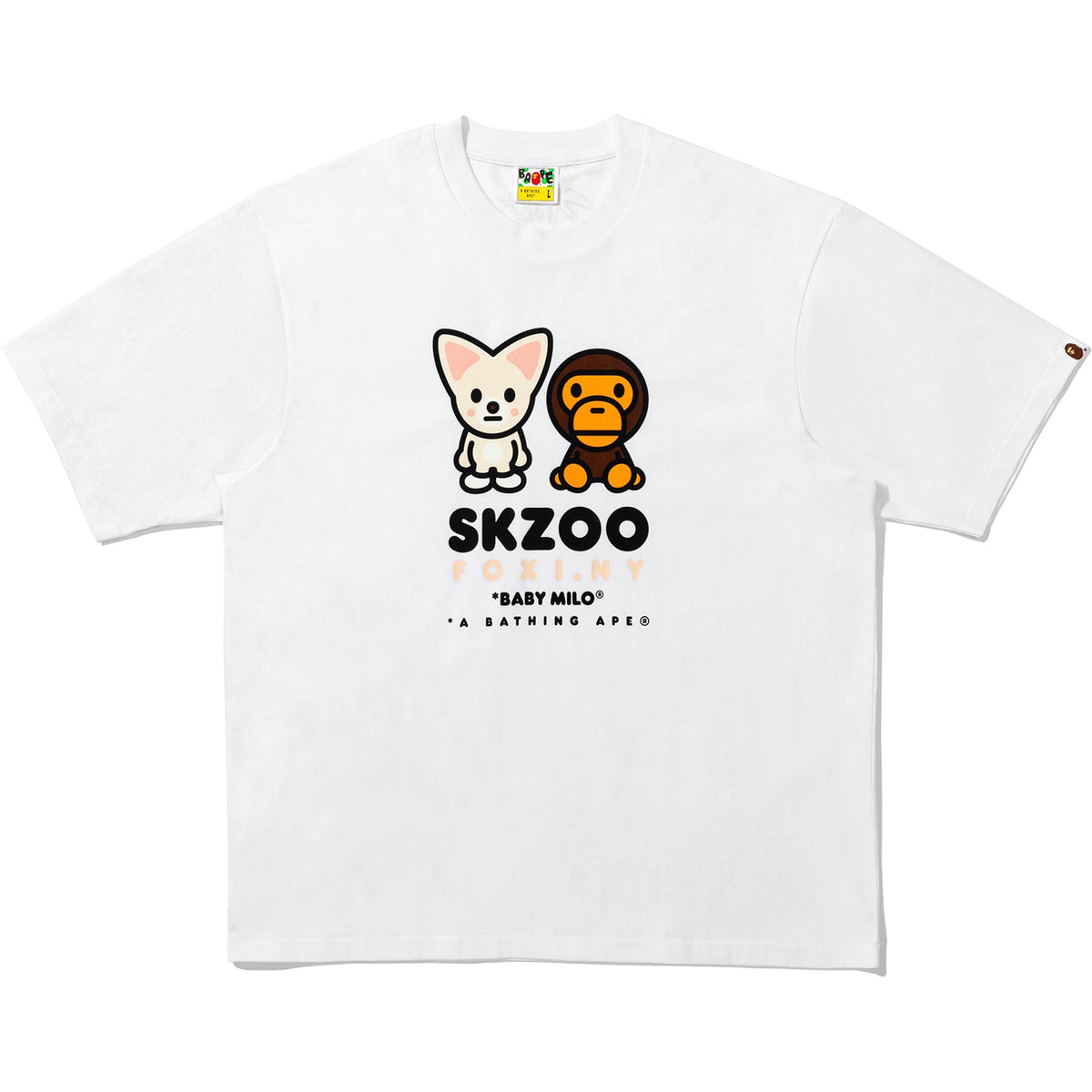 BAPE X STRAY KIDS FOXI.NY BABY MILO TEE MENS