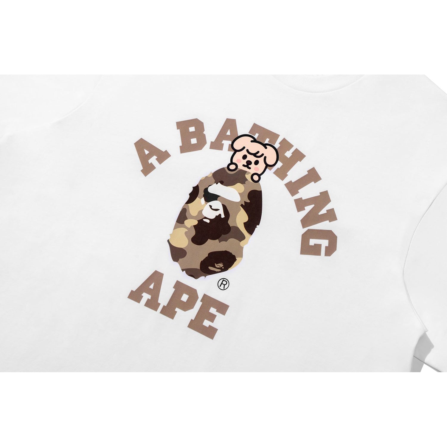 BAPE X STRAYKIDS PUPPYM COLLEGE TEE LADIES