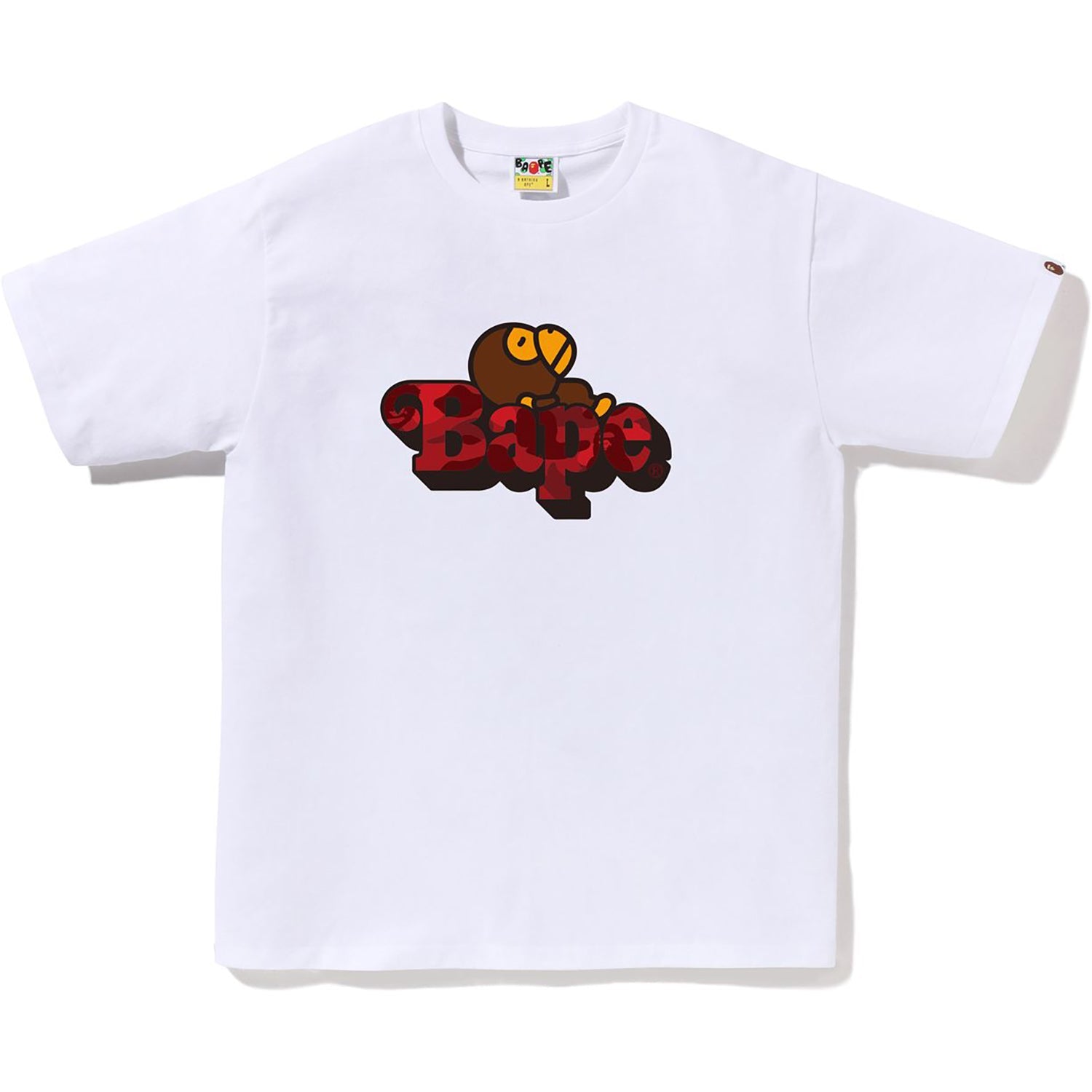 COLOR CAMO MILO ON BAPE TEE MENS