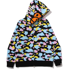 NEW MULTI CAMO BABY MILO REGULAR FIT FULL ZIP HOODIE MENS