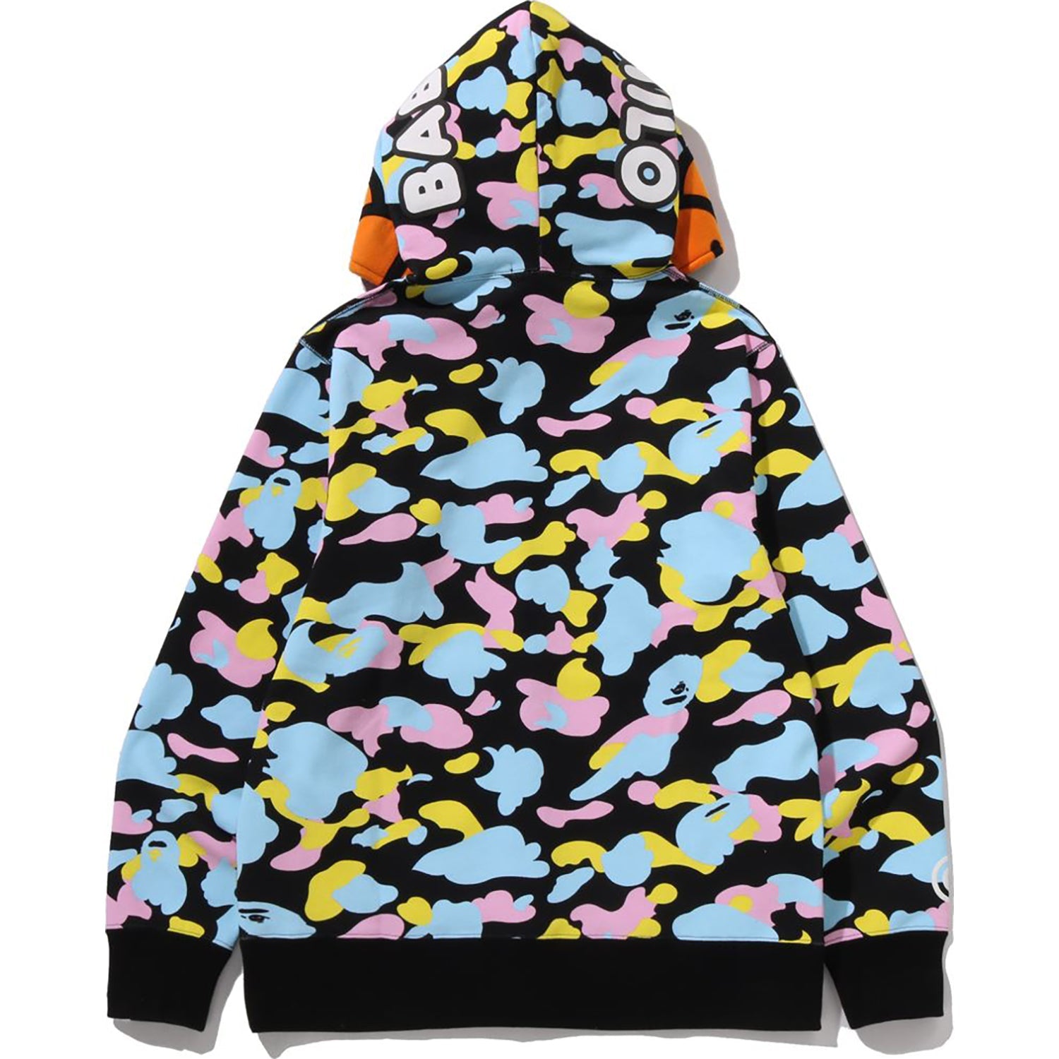 NEW MULTI CAMO BABY MILO REGULAR FIT FULL ZIP HOODIE MENS