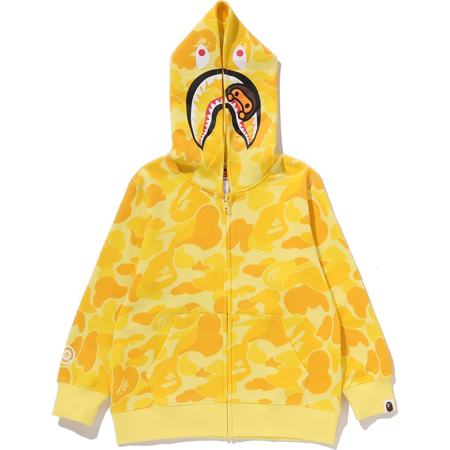 ABC CAMO MILO SHARK ZIP HOODIE KIDS